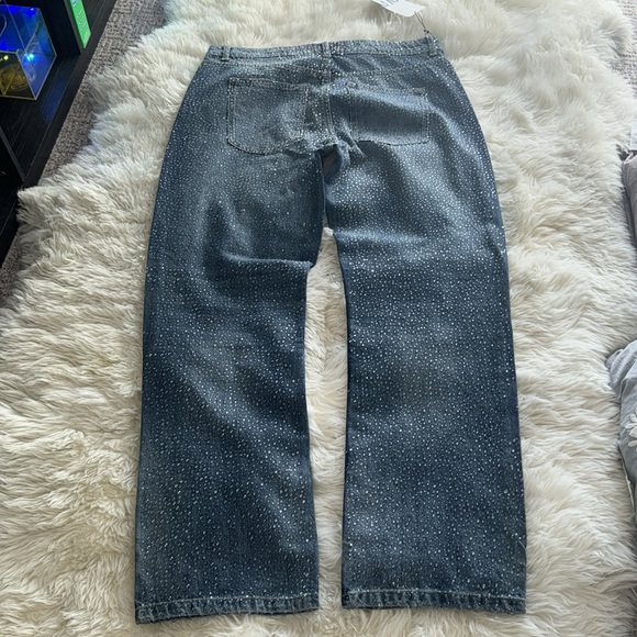 zara rhinestone jeans - Picture 3 of 7